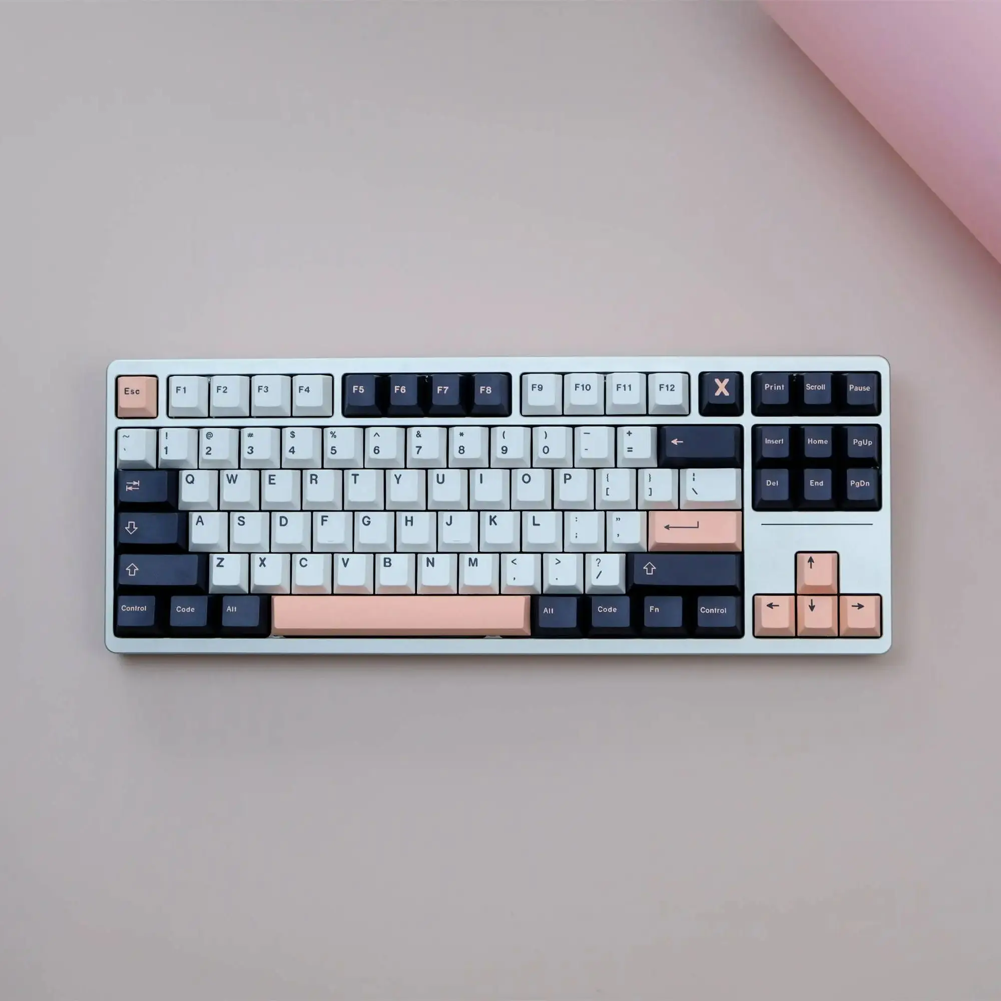 Juego de teclas GMK Olive, 129 teclas, Material PBT, perfil Cherry para teclado mecánico Cherry MX Switch 61/64/68/75/84/87/98/104 - imagen 5