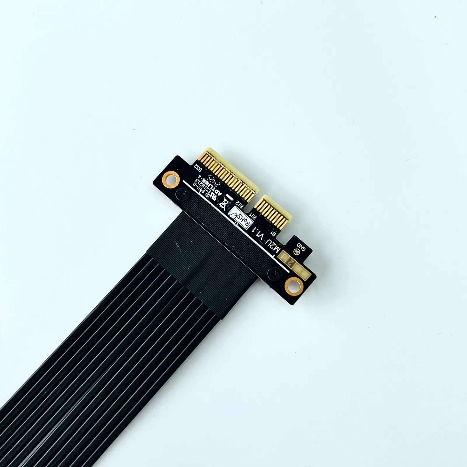 Interfaz U.2 de 64Gbps U.2 a PCI-E 4,0x4 SFF-8639 NVMe SSD Cable adaptador de extensión elevador PCIe PCI E 4x Gen 4 para U.2 U2 NVMe SSD - imagen 3