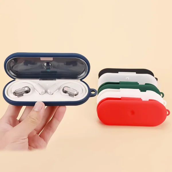 Funda para nada oreja abierta cubierta protectora anillo anticaída silicona suave auriculares inalámbricos Bluetooth transporte - imagen 2