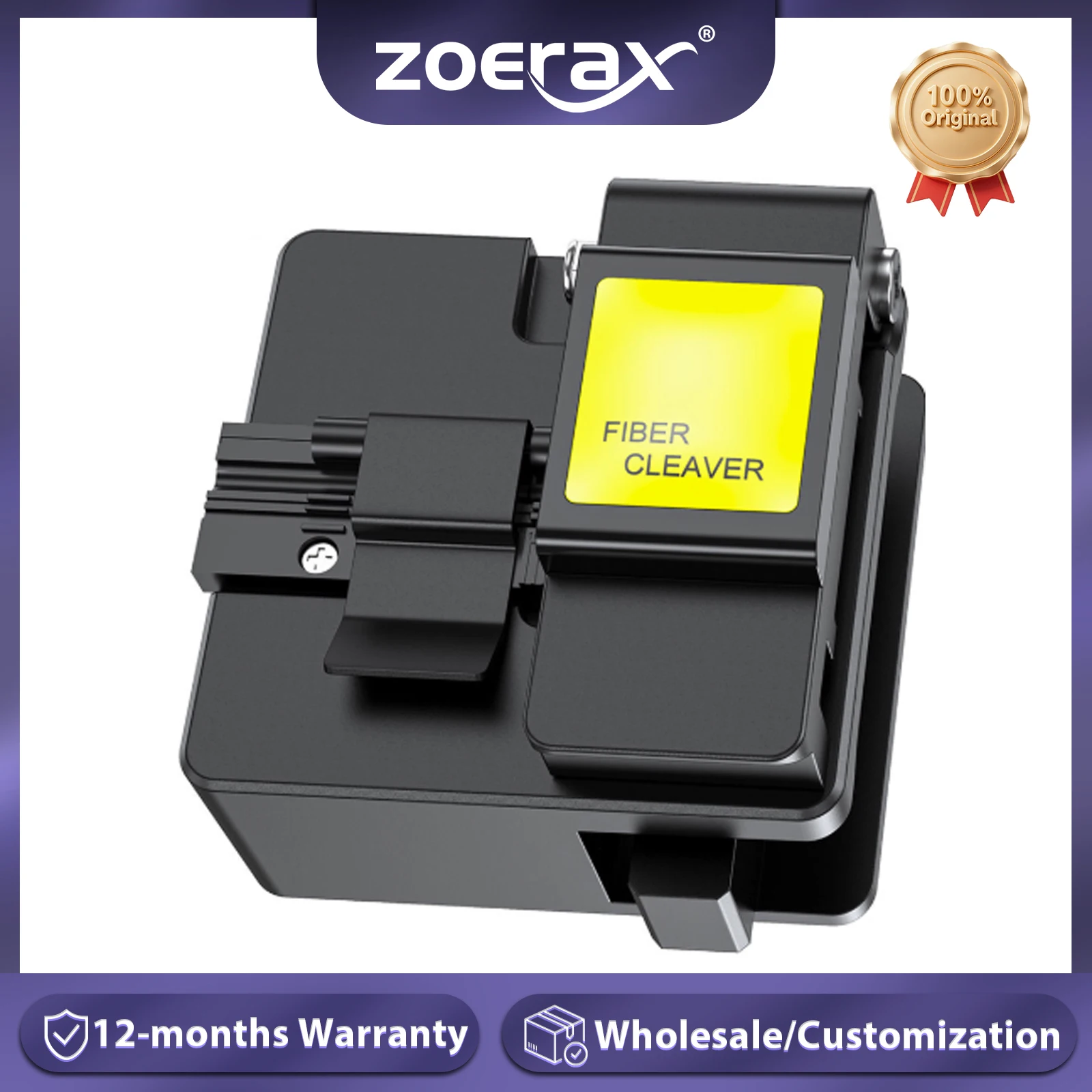 ZoeRax-cuchillo de corte de fibra de alta precisión, juego de herramientas de fibra de alta precisión, cuchilla de fibra de empalme en frío termofusible