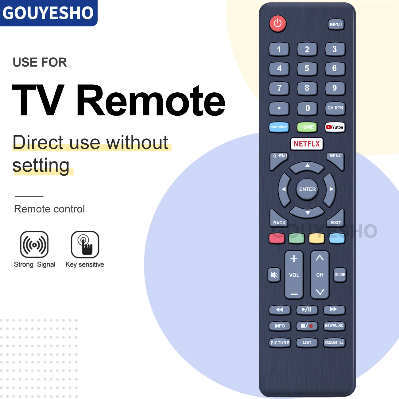 Nuevo mando a distancia para KONKA HYUNDAI Seiki Atvio Sanyo Speler GHIA DYON 3402753   Televisor inteligente - imagen 2