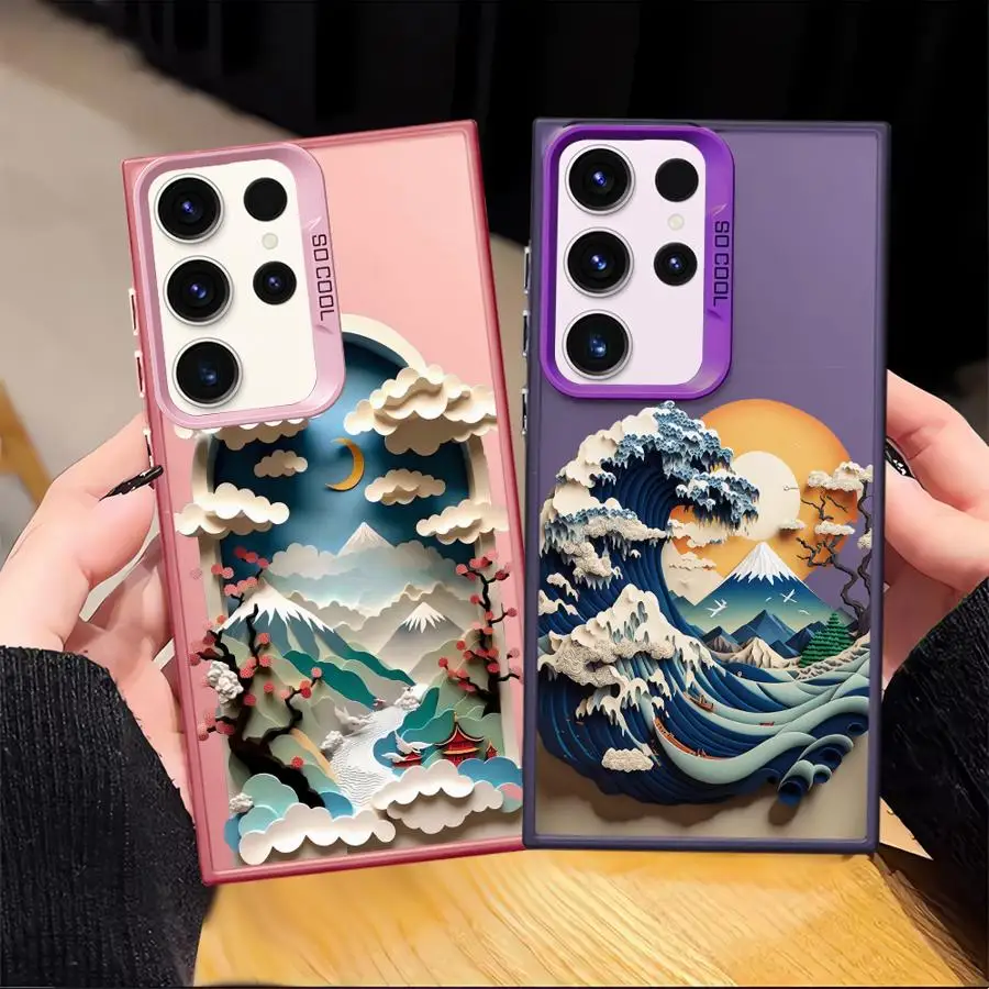 Funda trasera para teléfono Samsung Galaxy S25 Note 20 Ultra S22 S20 Plus S21 S23 S23 S24 FE suspensión de cielo de verano - imagen 2