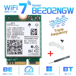 Fenvi BE202NGW – Tarjeta WiFi 7 M.2 con Bluetooth 5.4