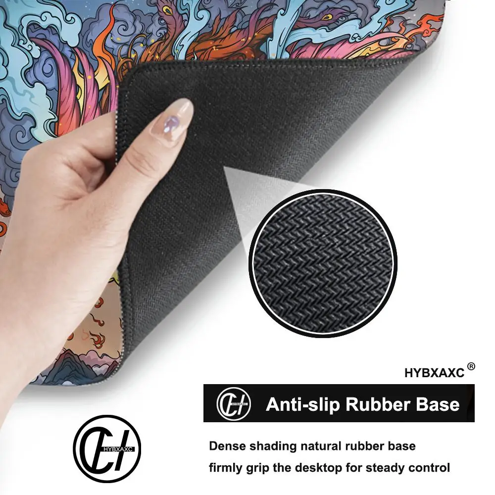 Alfombrilla de ratón de juego GD1 KaitianLi Zhuque, alfombrilla pequeña para ratón, teclado de ordenador de escritorio, ratón inalámbrico, regalo para niños y niñas, juegos - imagen 5