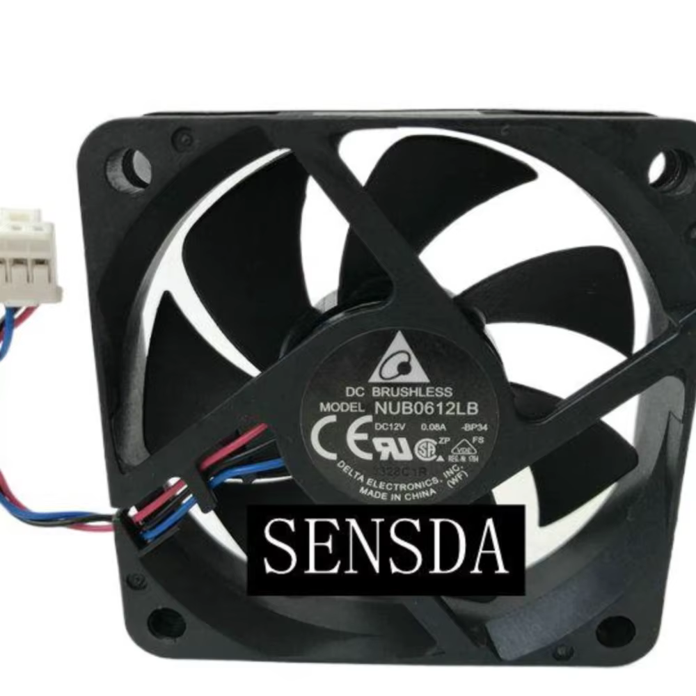 Delta Ventilador de Refrigeración Silencioso Cuadrado para Servidor