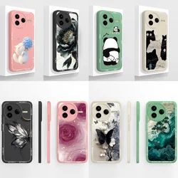 Funda Silicona Líquida Redmi K80 Pro – Diseño Mariposa