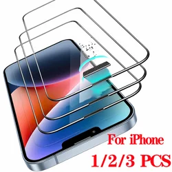 Protector de pantalla de cristal templado para iPhone 11-17
