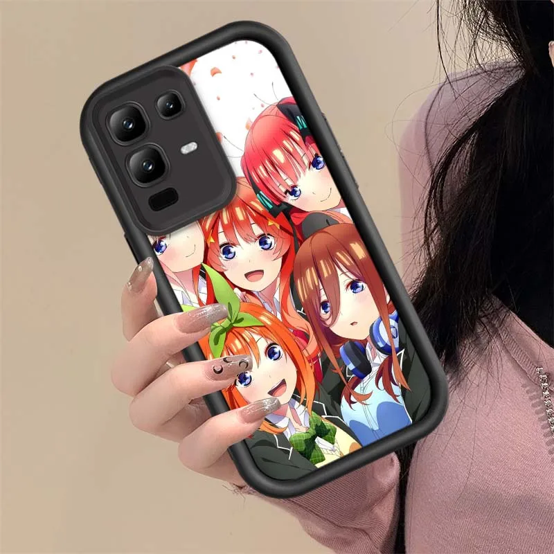 Miku Nakano Anime cubierta para Infinix Note 12 G96 2023 30 40 50 40S 50X VIP Pro Plus 5G caja de teléfono con escalera de ojos - imagen 5