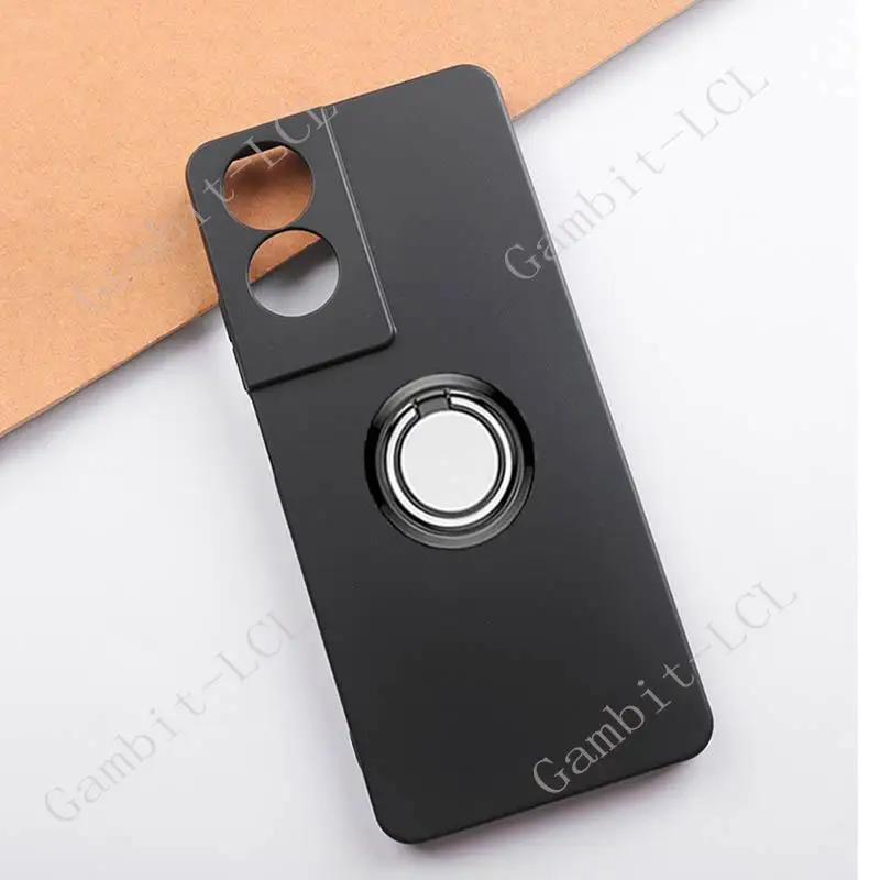 Para TCL 50 5G 50 XE NXTPAPER 5G TCL50 50XE 5G soporte de anillo trasero funda de teléfono de silicona suave TPU Original a prueba de golpes - imagen 2