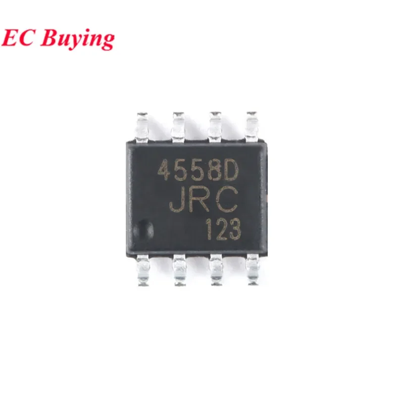 50 uds/10 Uds 4558D SOP8 JRC4558 SOP JRC4558D NJM4558 4558 jrc4558 SOP-8 SMD Chip amplificador operacional Dual IC nuevo Original - imagen 3