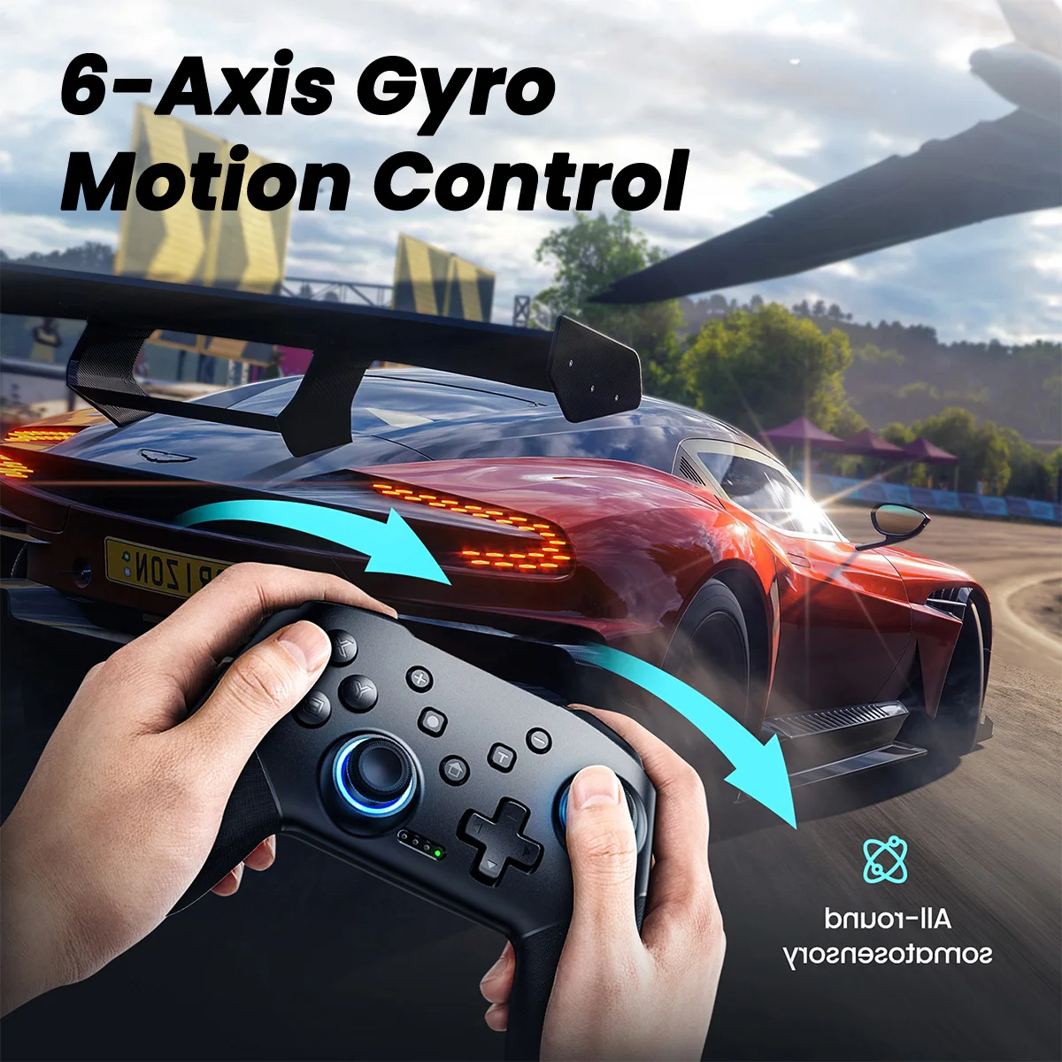 El controlador Switch es inalámbrico y compatible con el controlador Switch pro, adecuado para Switch / Switch Lite / OLED / pc, emparejado con un solo clic con una batería de 1000 Mah - imagen 5