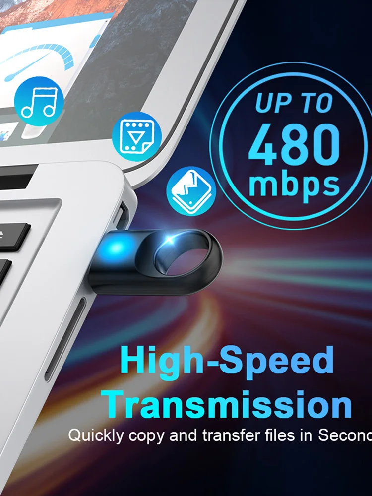 Adaptador de lector de tarjetas de memoria USB 3,0, concentrador adaptador de tarjeta de memoria Flash de alta velocidad para TF SD, PC, ordenador y portátil, 1-5 uds. - imagen 4