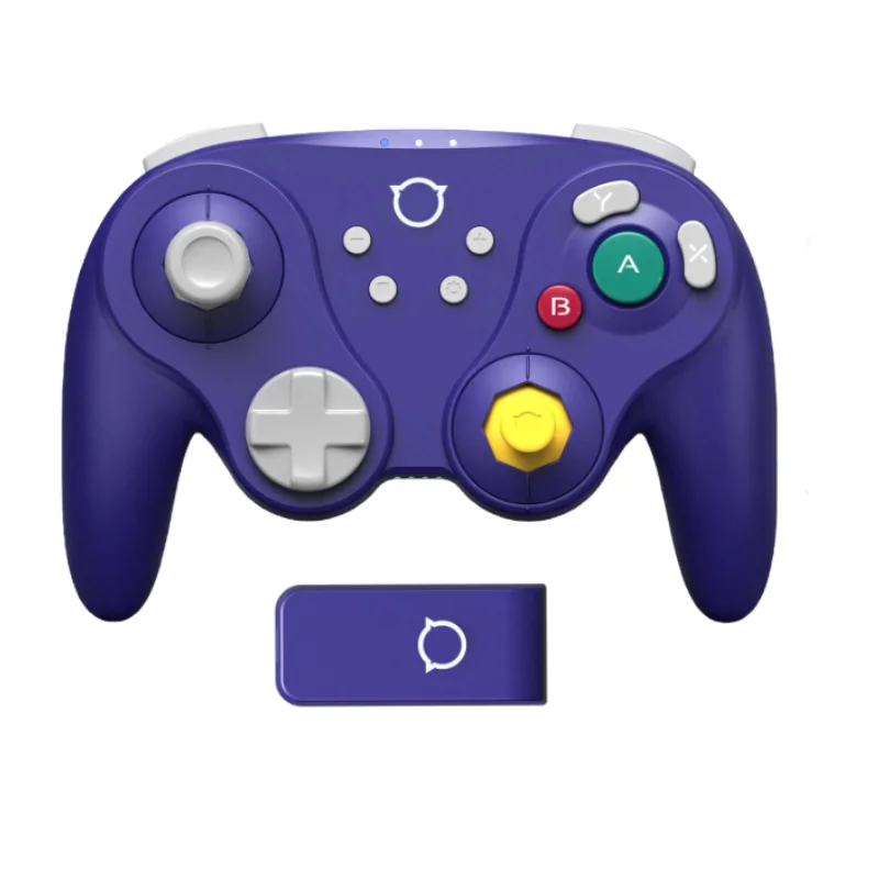 Controlador de juego NYXI Warrior Gamecube Bluetooth, mando inalámbrico morado para Gamecube/WII/Switch2/Switch OLED/Switch Lite/PC - imagen 2