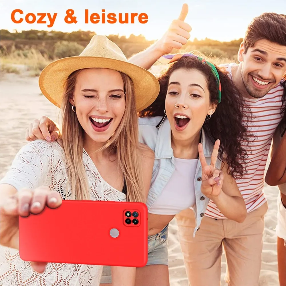 Funda cuadrada de silicona líquida para Xiaomi Redmi 9C 9 9A 10 10C 10A 12 12C 13 13C 14C Note 9 9s 10 10s 11s 11 Pro Fundas - imagen 5