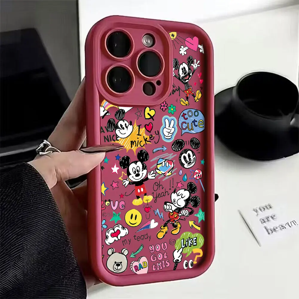 Funda de teléfono Disneies de dibujos animados de Mickey para Huawei P40 P50 Mate 30 40 Nova 7 9 10 Honor 200 X7 X9 90 50 Pro 4G 5G, funda trasera suave de TPU - imagen 5