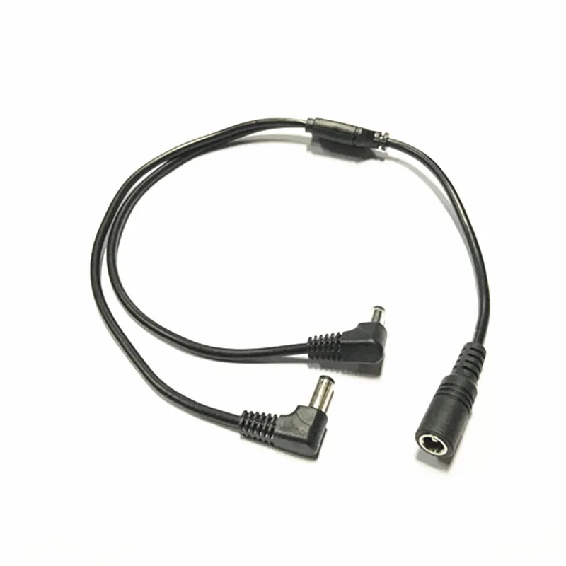 Barra de luz LED de monitoreo, 90 grados, 12V, codo DC5.5 x 2,1 MM, cable de alimentación CC, divisor de cables de voltaje, 40cm para cámara de vigilancia - imagen 3