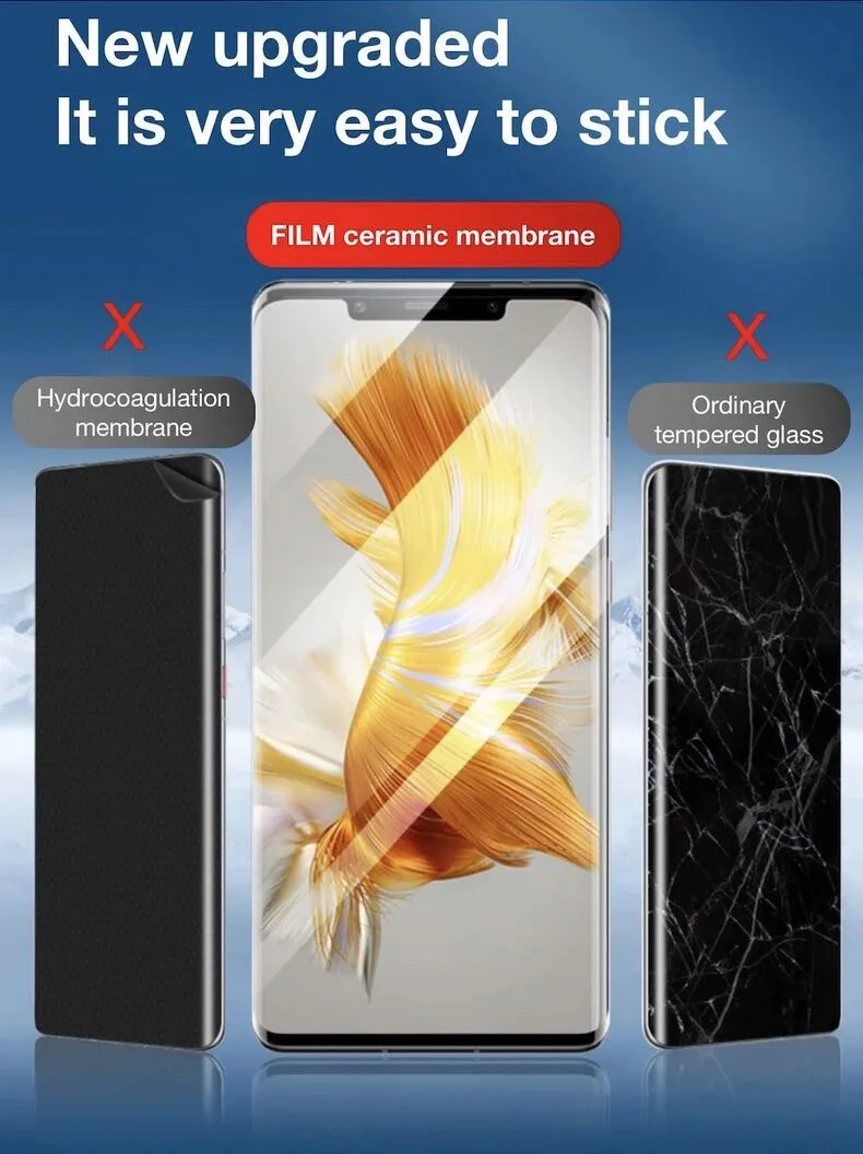 3 uds para VIVO X50 X60 X70 80 X90 X100 Y100 S Pro Plus Protector de pantalla con Kit de instalación, no vidrio templado - imagen 2