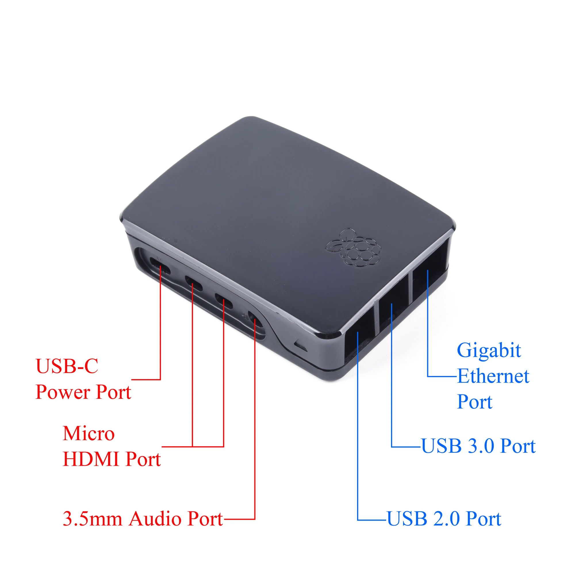Caja protectora de plástico ABS para Raspberry Pi 4 Modelo B - imagen 4