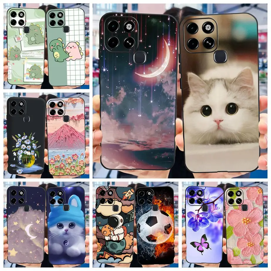 Funda de teléfono suave para Infinix Smart 6 Plus, X6511, X6511E, bonita funda pintada a la moda, Fundas HD