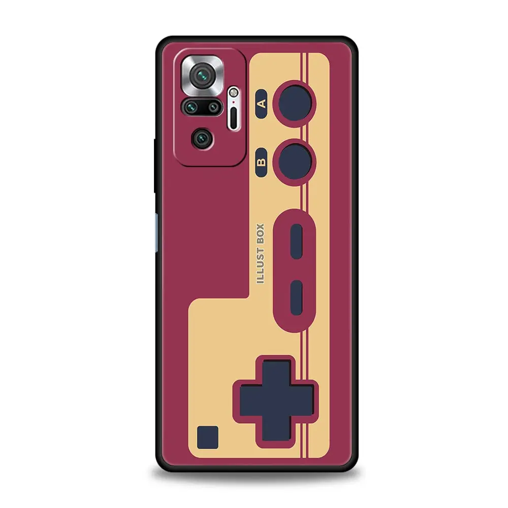 Funda de teléfono para Xiaomi Redmi Note 13 12 5G 9S 9 8 10 11 Pro 9T 13C 12C 10C 9C 9A 7 Pro cubierta suave Videojuego Boy Vintage GamePad - imagen 3