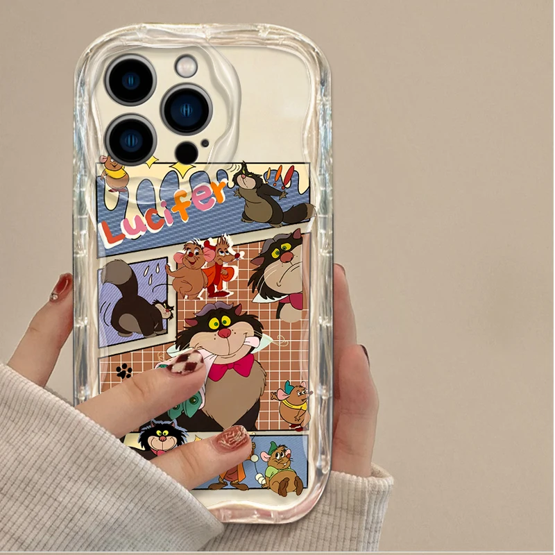 Funda suave con diseño de gato Super Lucifer 3D Wave para iPhone 16 15 14 13 12 11 Pro Max X XR XS 8 7 Plus SE 2020, funda de silicona a prueba de golpes - imagen 3