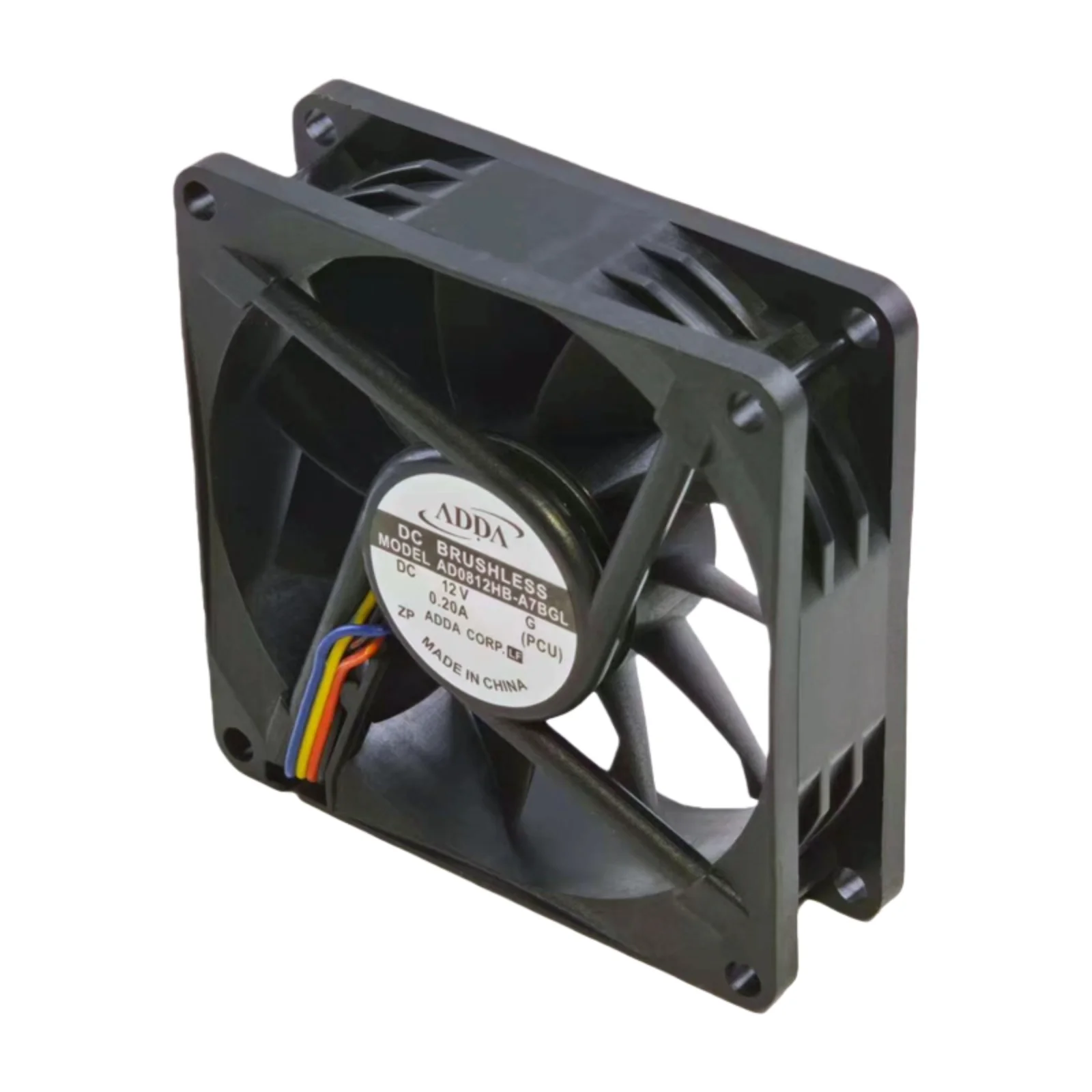 Nuevo para ADDA Original AD0812HB-A7BGL 80mm 12V 4 cables PWM ventilador de refrigeración con rodamiento de bolas 8025 | Ventilador industrial de 3000RPM 40CFM - imagen 3
