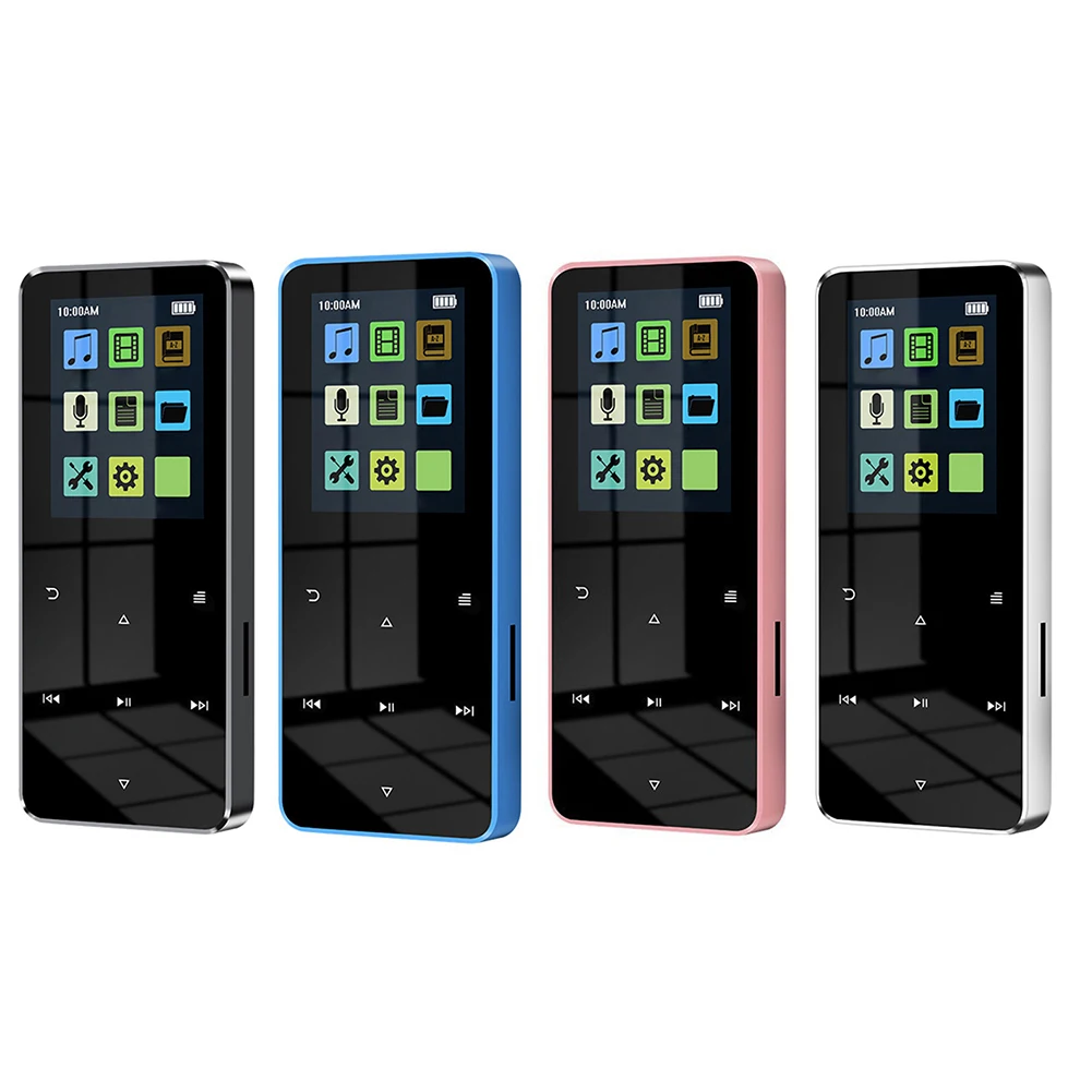 Reproductor de MP3 TFT de 1,8 pulgadas, Walkman USB 2,0, conector de 3,5mm, compatible con Bluetooth, Walkman de música 5,0 con grabación de E-book, altavoz incorporado - imagen 2