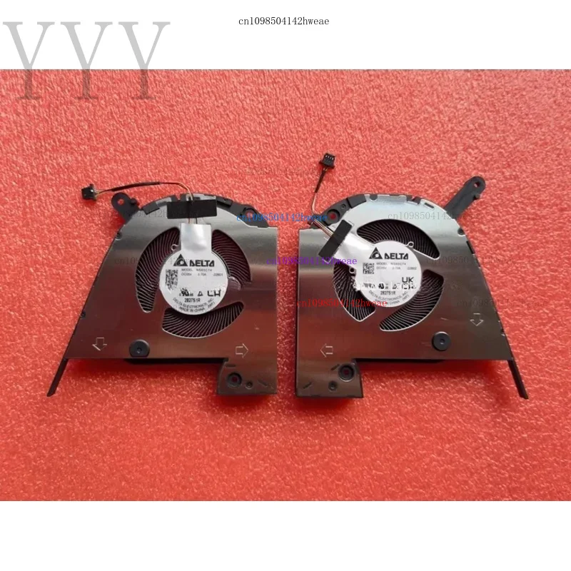 Para ASUS Vivobook Pro15 M6501R CPU + GPU VENTILADOR DE REFRIGERACIÓN R + L DC5V