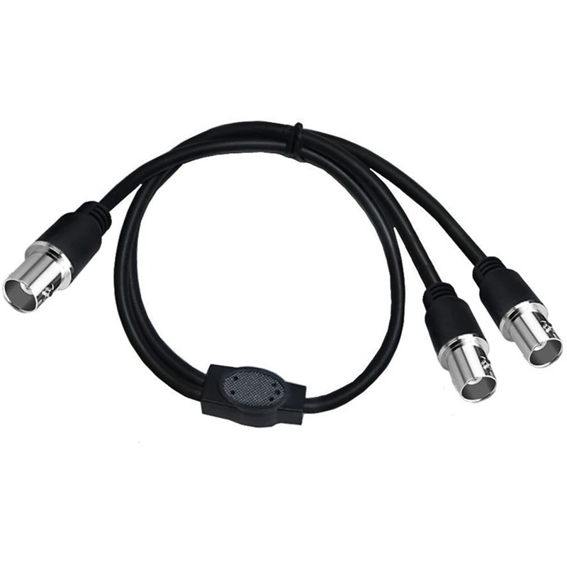 El Cable Coaxial BNC One Split dos macho a hembra de 3C-2V se utiliza para la transmisión de señal RF de la cámara de monitoreo decodificador de TV - imagen 2