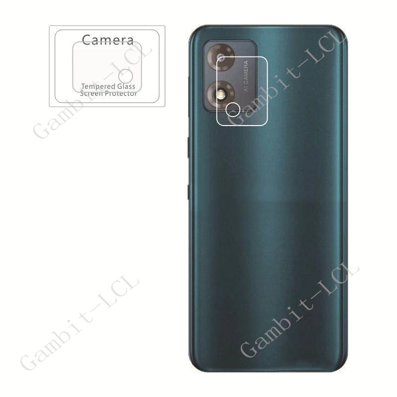 Lente de cámara integral 3D para Motorola Moto G24 Power G53 5G G54 G23 G13 G14 G84 película protectora trasera de vidrio templado - imagen 2