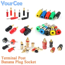 Conector Banana Macho-Hembra Multitamaños para Cable de Audio
