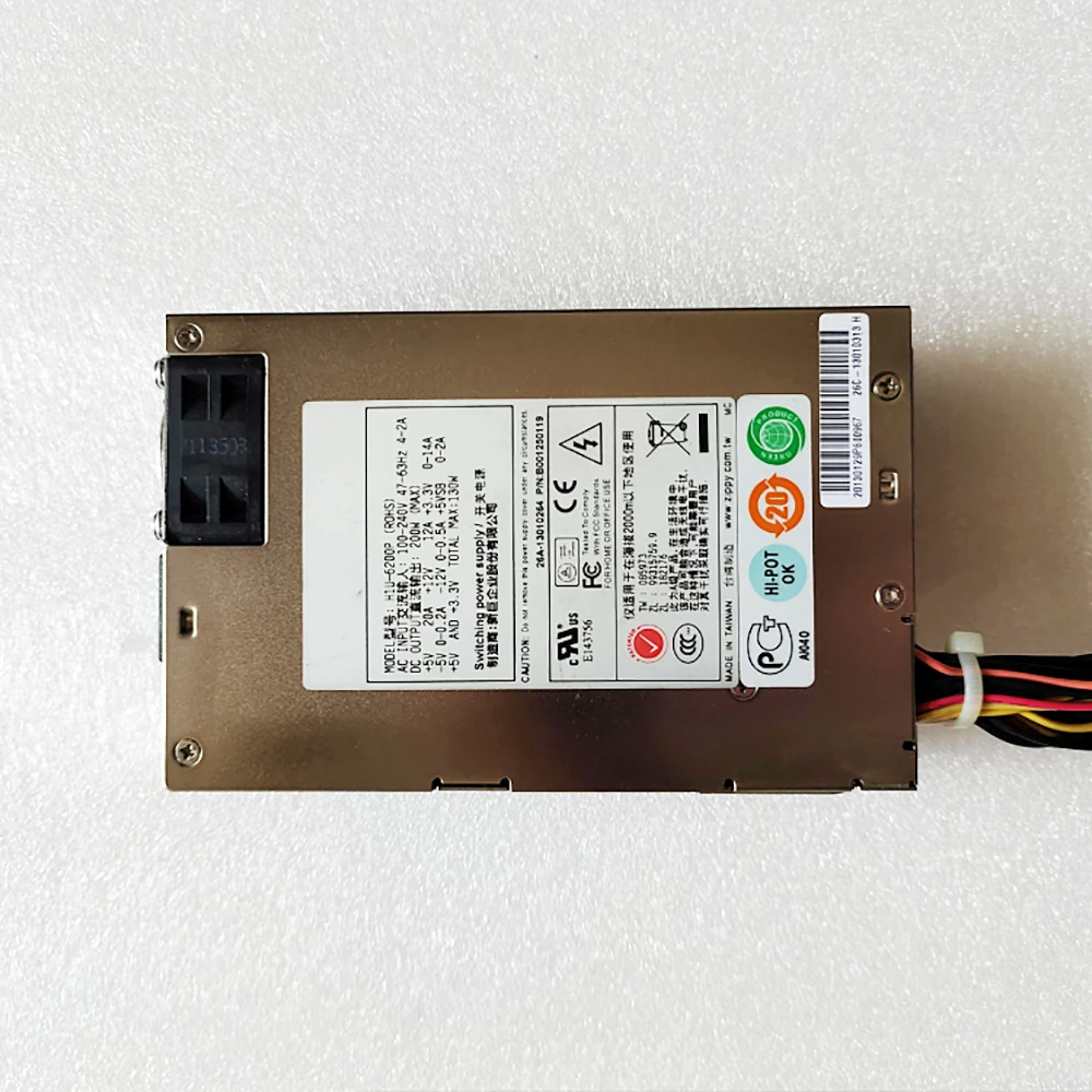 H1U-6200P para fuente de alimentación del servidor Zippy 200W completamente probada - imagen 2