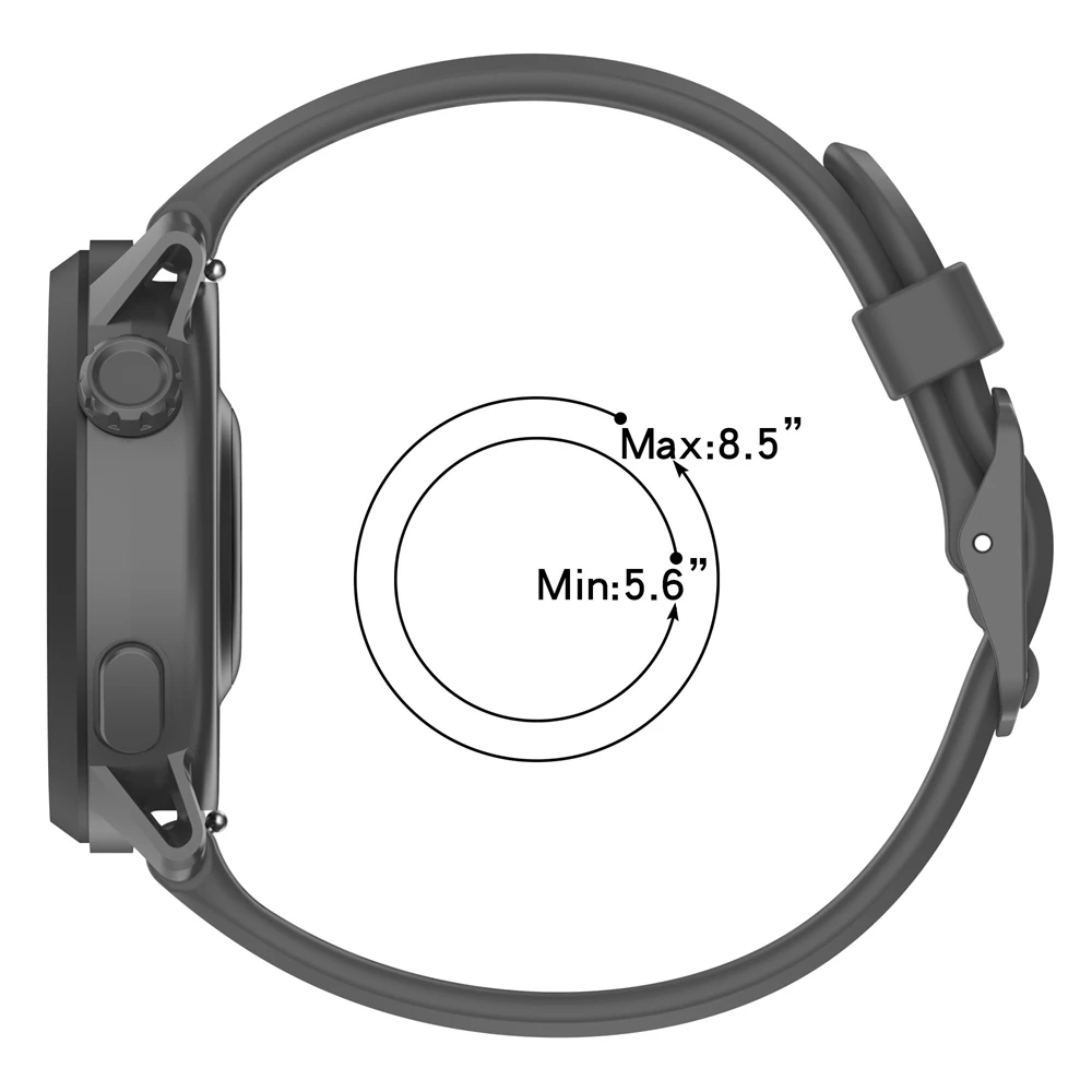 Correa de silicona de 20mm y 22mm para Garmin Forerunner 255 265 245 165, correa deportiva para Garmin Vivoactive 5 Venu 3 sq, accesorios de pulsera - imagen 3