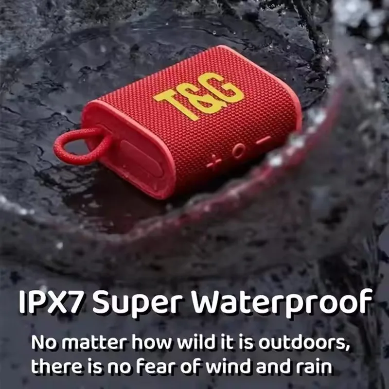 NewWireless portátil Bluetooth IPX 7 altavoz impermeable TG396 altavoz inalámbrico Bluetooth para exteriores Ultra bajo Mini Boombox TWS - imagen 5