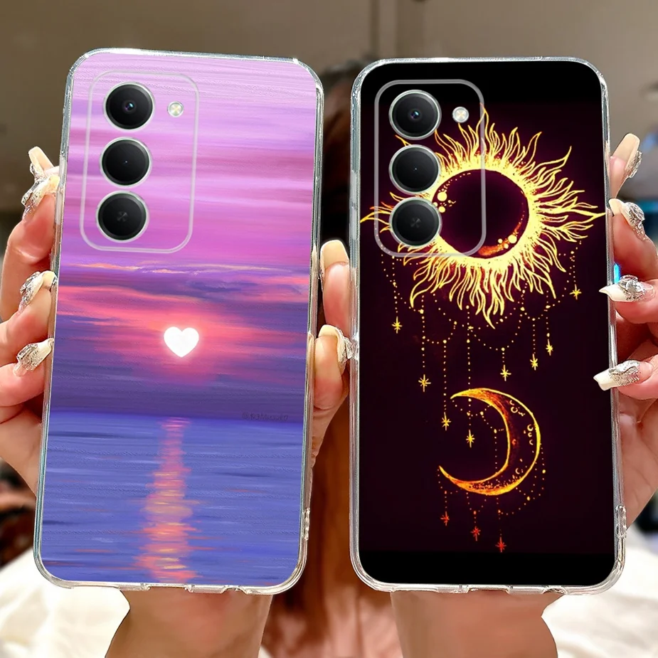 Para Xiaomi Redmi 15 5G funda lindo gato de lujo cubierta pintada 6,9 ''funda de teléfono suave y delgada para Xiaomi Redmi 15 Redmi15 4G Fundas Coque - imagen 4