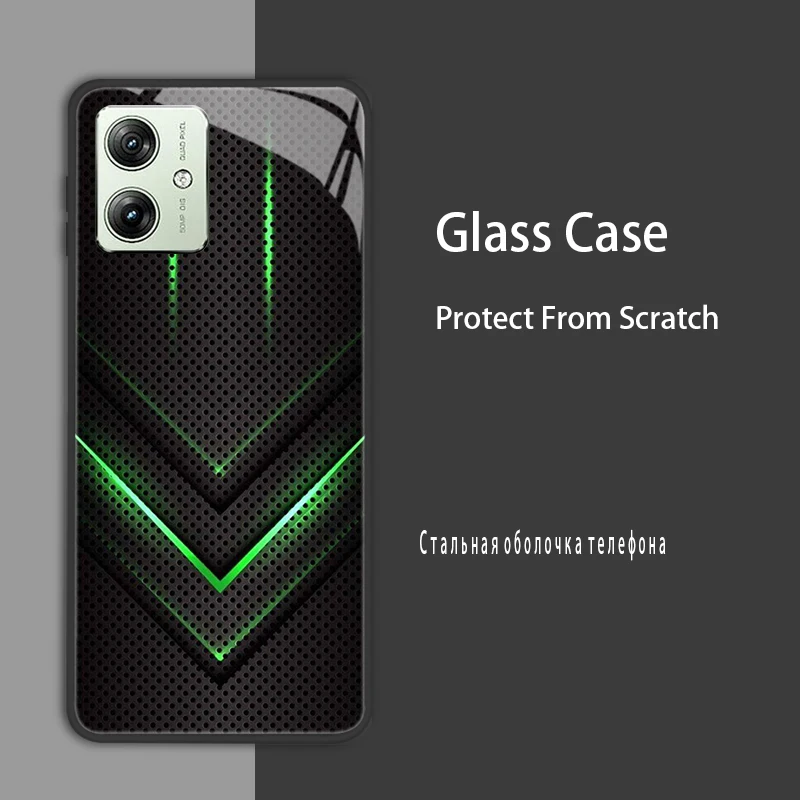 Para Motorola Moto Edge 50 Ultra Fusion Pro funda de vidrio templado cubierta dura para Moto Edge 40 Neo G24 fundas protectoras de energía - imagen 5