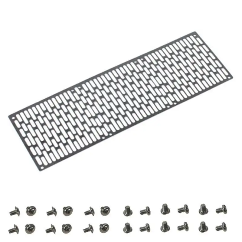 Cubierta protectora del radiador protector de placa del ventilador de refrigeración de acero galvanizado para componentes de refrigeración de PC protector del radiador 14/28/42cm - imagen 4