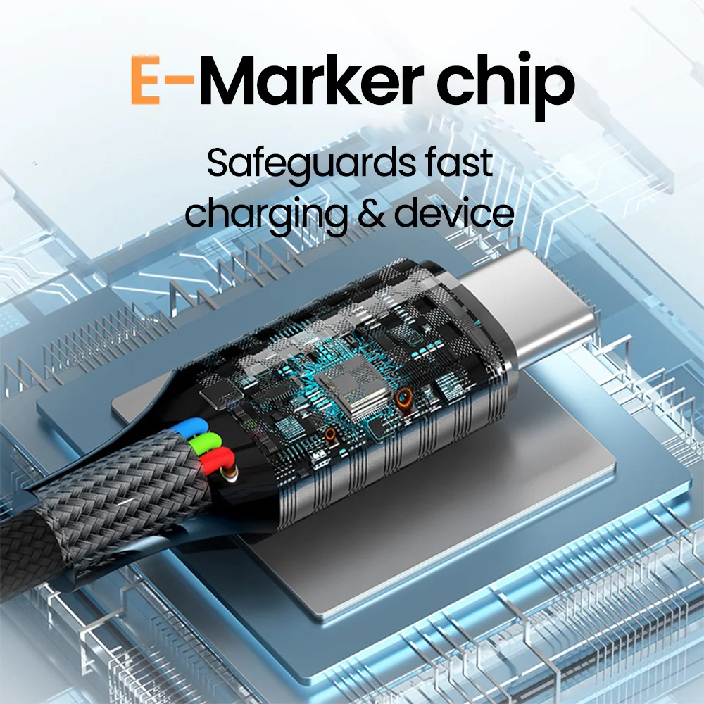 Cable de carga rápida 6A 65W tipo C a C para iPhone 16 15 USB a Lightning Micro Cable de carga tipo C Cable de teléfono móvil USB C - imagen 5