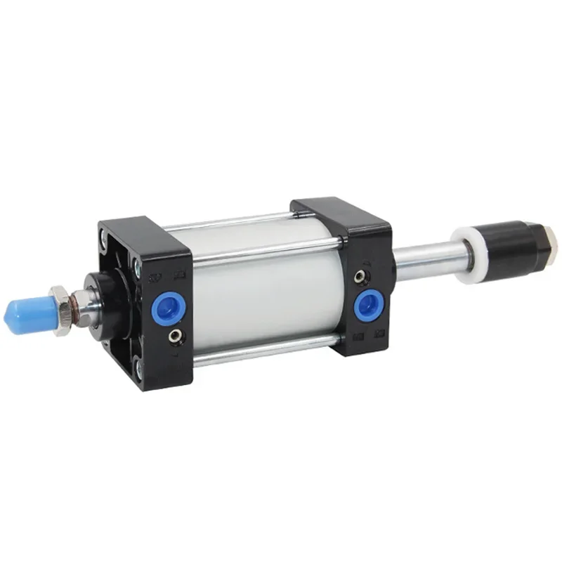 Cilindro estándar SCJ SC32/40/50/63/80/125mm, herramientas de cilindro neumático de aire de diámetro, pistón de empuje grande, carrera de 25/50/75/100/200/500mm - imagen 5