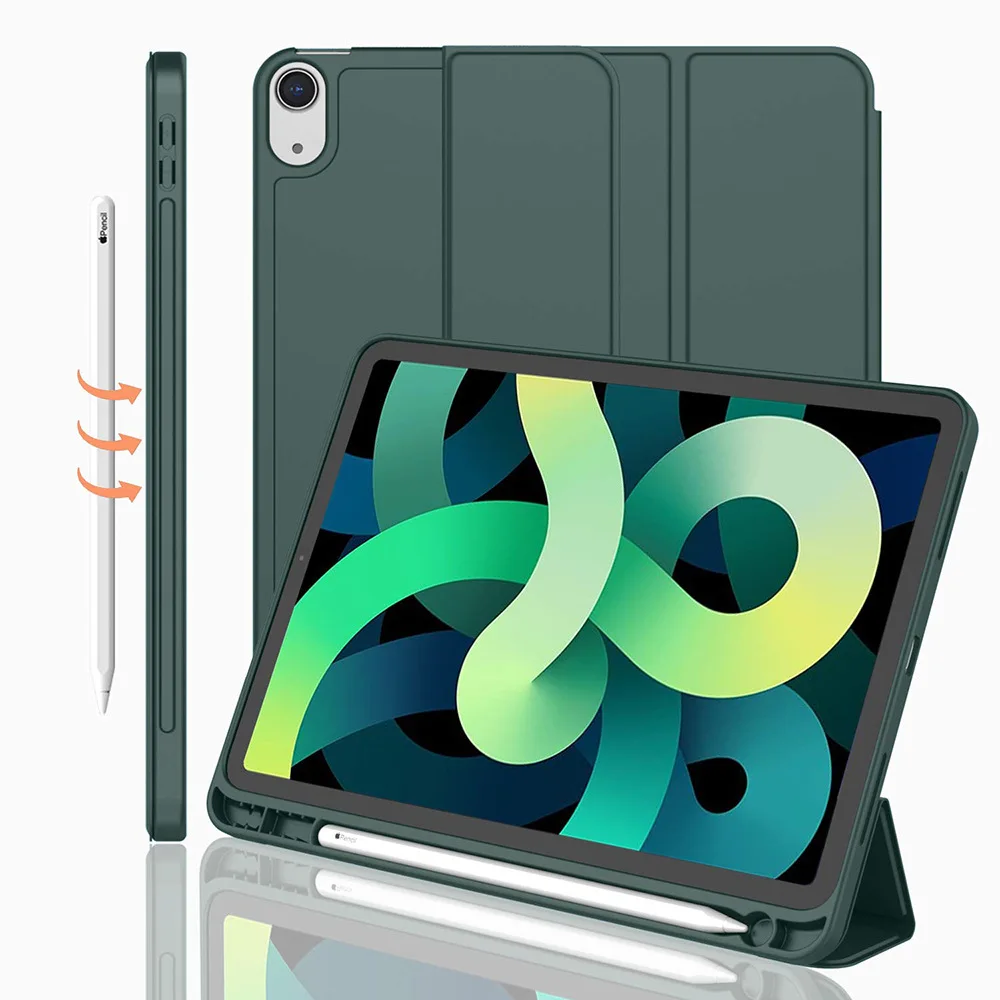 Con portalápices Funda para iPad pro 12,9 air 11 13 11th 11 M3 10,5 10,2 iPad Air 5th 4th 10th Gen 10,9 iPad Air1 2 6th 5th 9,7 - imagen 2