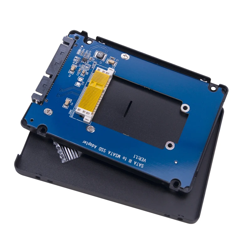 Nueva caja de aluminio mSATA a 2,5 "SATA3.0 6Gbps SSD adaptador mSATA a SATA 3,0 SSD carcasa para M-SATA SSD mSATA funda externa - imagen 4