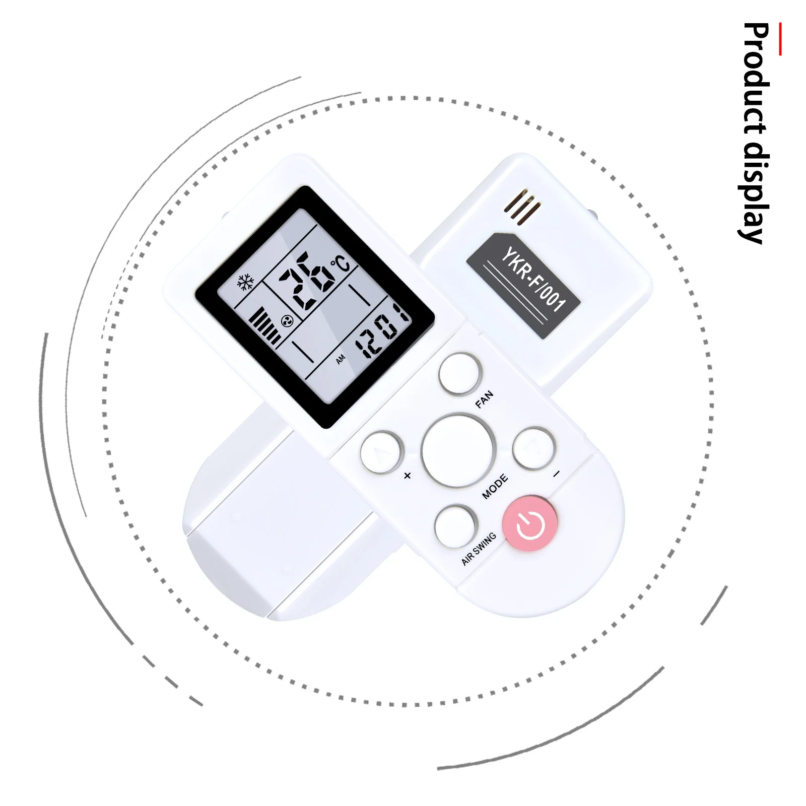 Nuevo YKR-F/001 para Control remoto de CA auxiliar YKR-F/006 YKR-F/06 YKR-F/09E YK-F/001 - imagen 3