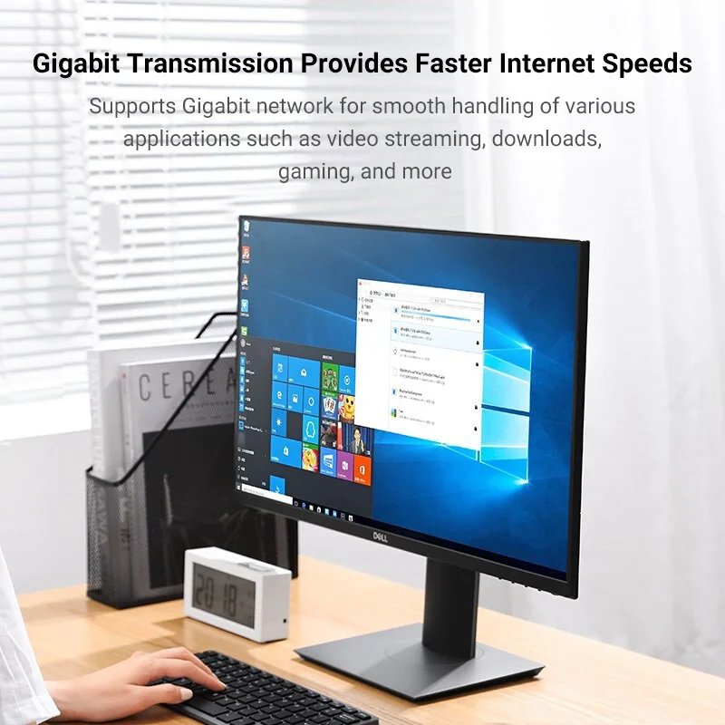 HOOLNX CAT6 Keystone Jack Herramienta sin RJ45 UTP, No requiere herramienta de perforación Acoplador de módulo 1/5/10 paquete blanco - imagen 5