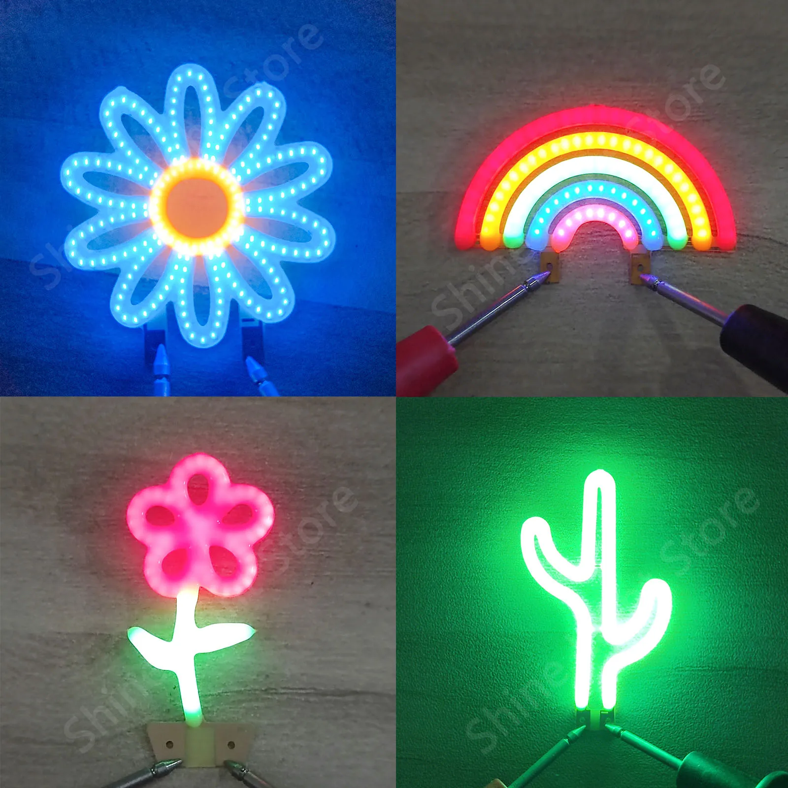 Velas LED COB Micro Flash Edison 3V LED diodo de filamento de Color fiesta de cumpleaños decoración de Navidad accesorios de bombilla DIY - imagen 3
