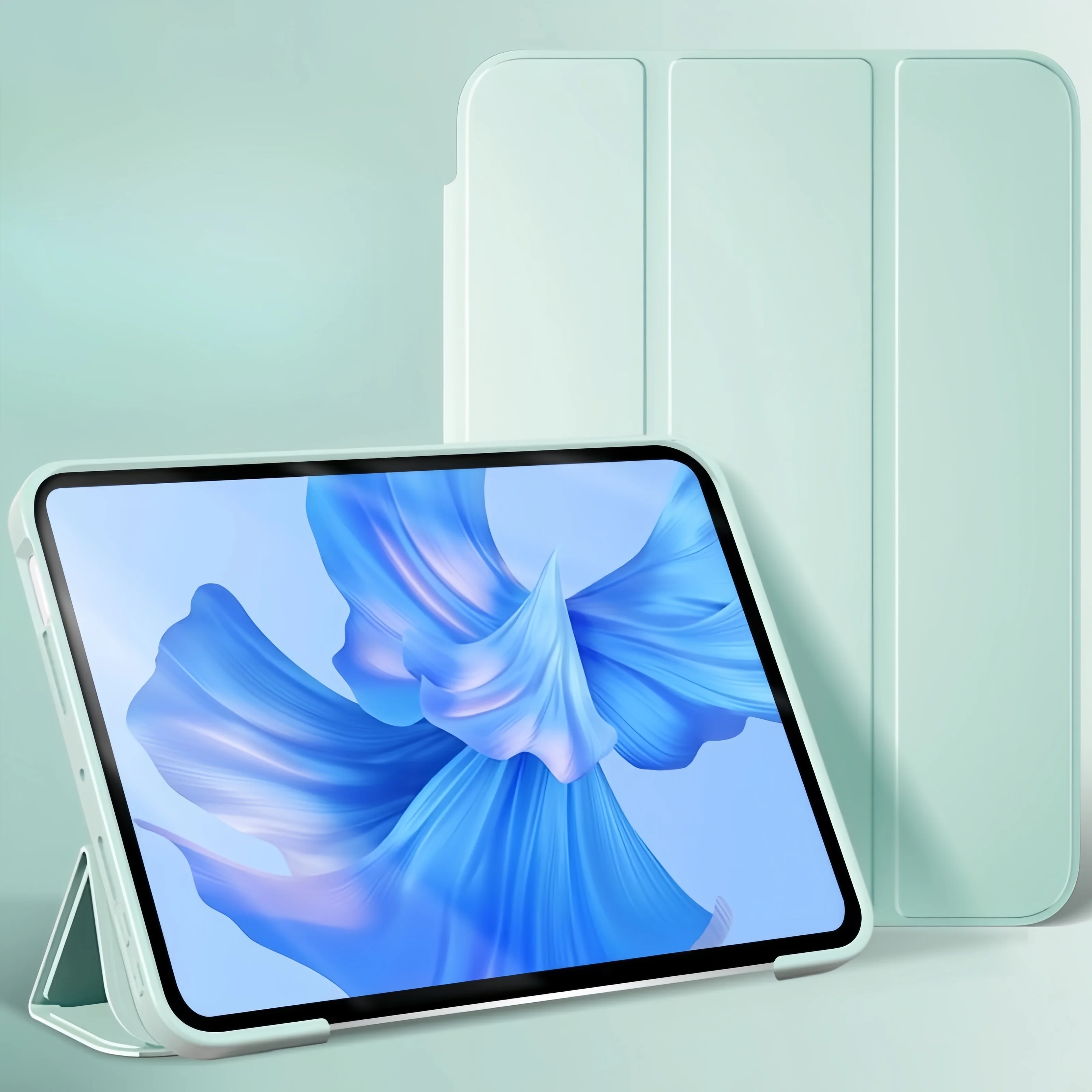 Funda inteligente para Huawei MatePad Air Pro T10S SE 11 11,5 10,8 10,4 pulgadas Funda con soporte de cuero Pu con carcasa trasera de TPU suave