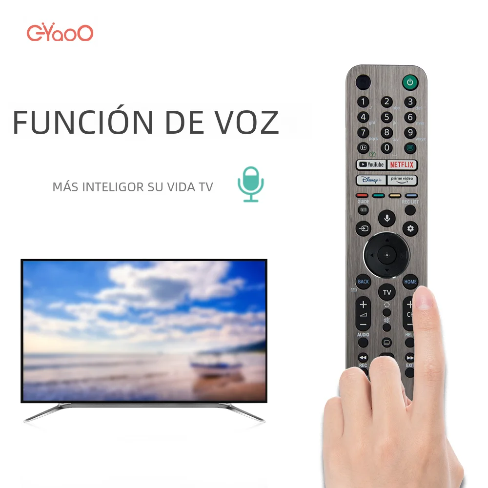 Bravia-RMF-TX600E inteligente 4K HD para televisor Sony, Control remoto por voz, retroiluminación, RMF-TX611E, XBR-75X850G, XBR-65X950G, XBR-75X90CH - imagen 3