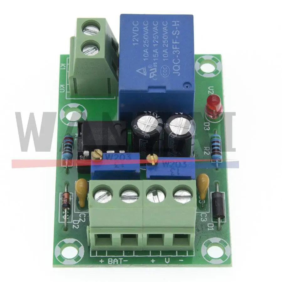 Panel de Control de energía de cargador inteligente XH-M601, potencia de carga automática, tablero de Control de carga de batería de 12V para bricolaje - imagen 5
