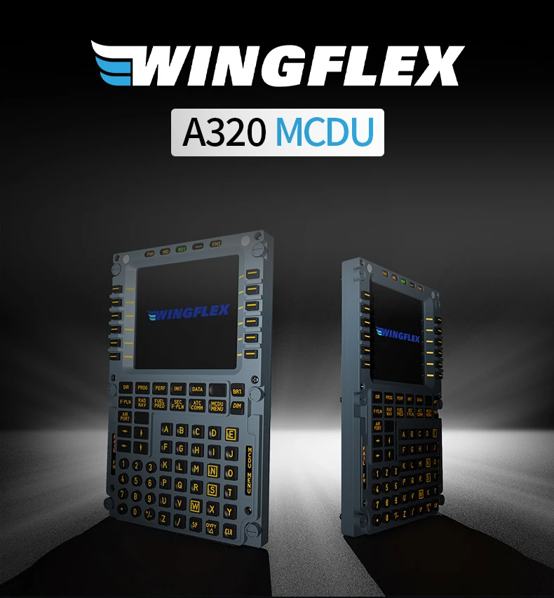 El simulador de vuelo WINGFLEX A320 MCDU presenta simulación a escala completa para MSFS Fenix A319 XPLANE P3D - imagen 5