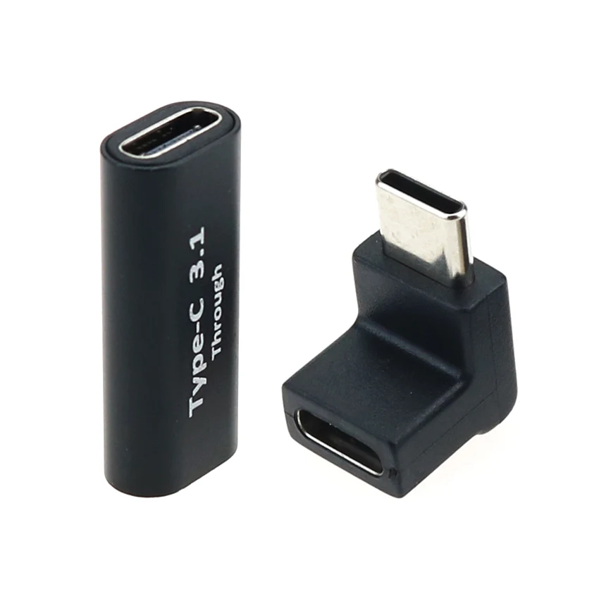 Cltgxdd conector en forma de U con ángulo de 90 grados, USB 3,1, 10Gbps, tipo C, macho a hembra, OTG, adaptador, acoplador - imagen 5