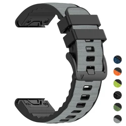 Correa Garmin Fenix QuickFit Nylon y Silicona Antigolpes